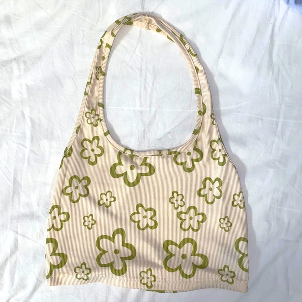 Floral Print Halter Top